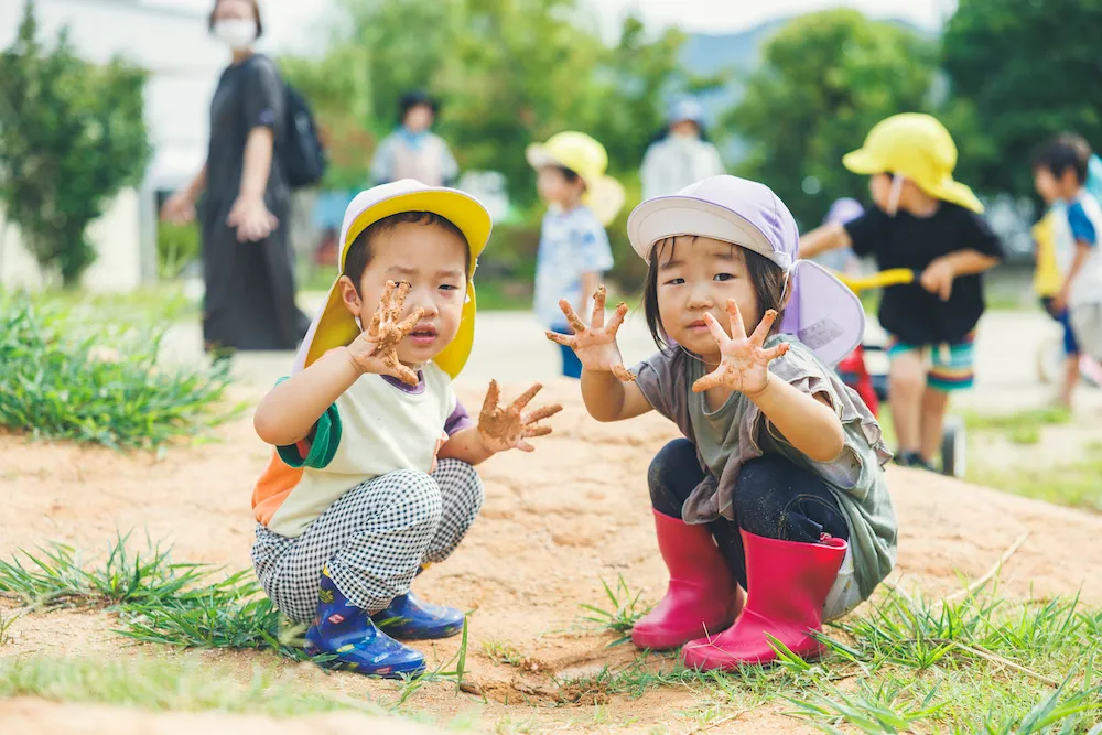のびのびとした環境で子どもたちの五感を育てる